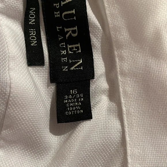 LAUREN RALPH LAUREN Mens Button Down Dress Shirt - Picture 6 of 6